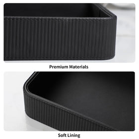 Cretkhp valet tray for perfume catchall keeps fragrances tidy