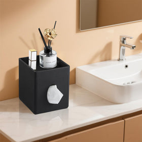 Cretkhp tissue box cover shown in a modern room setup.