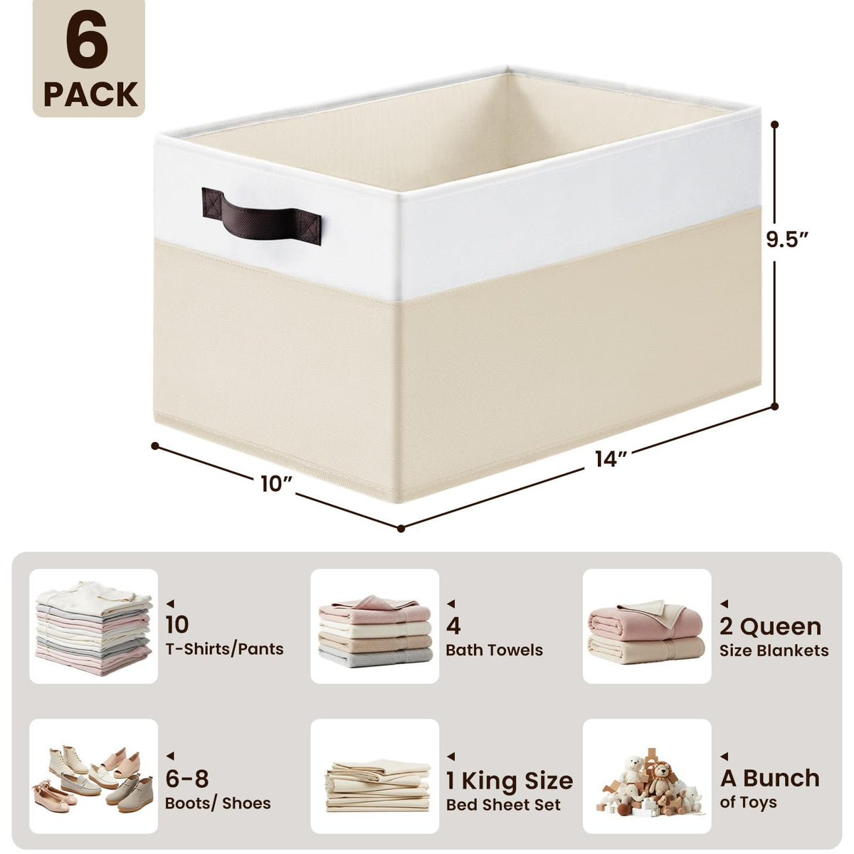 Criusia collapsible toy bins folded flat for easy stowage.