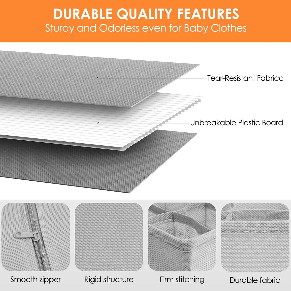 Criusia 8-cell bin demonstrates tidy underwear and tie organization within drawers.