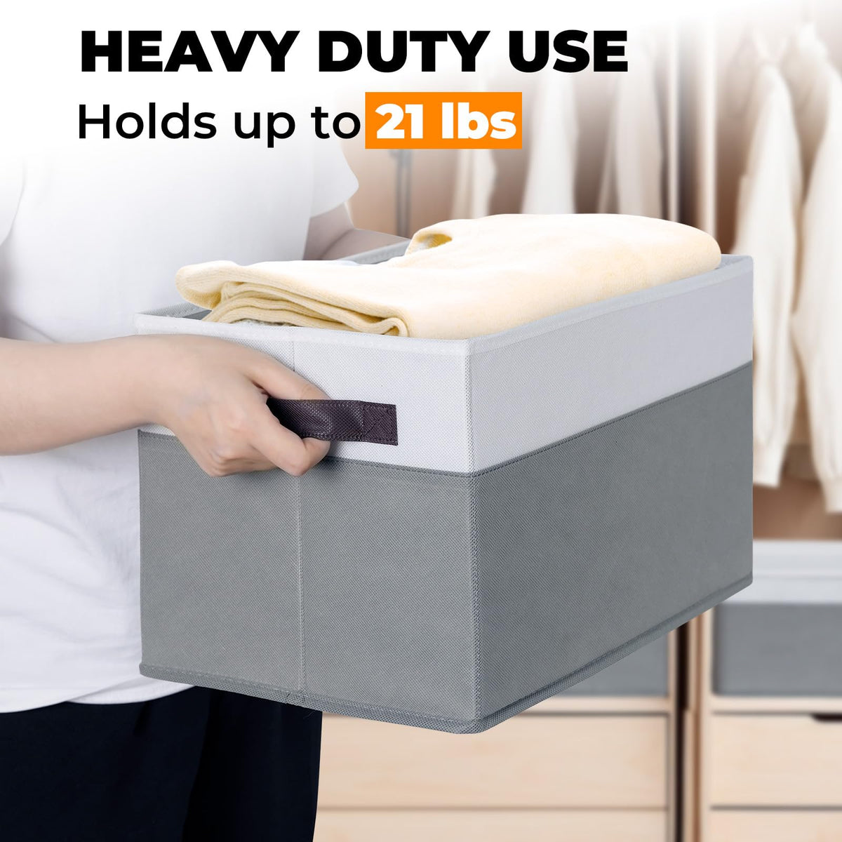 Criusia collapsible design folds flat for dorm room storage