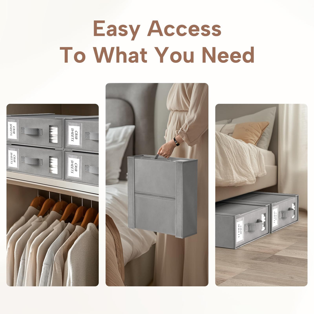 Criusia multi use box for blankets and towels.