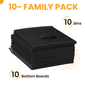 Criusia bedroom closet storage bin versatile for linens and toys.