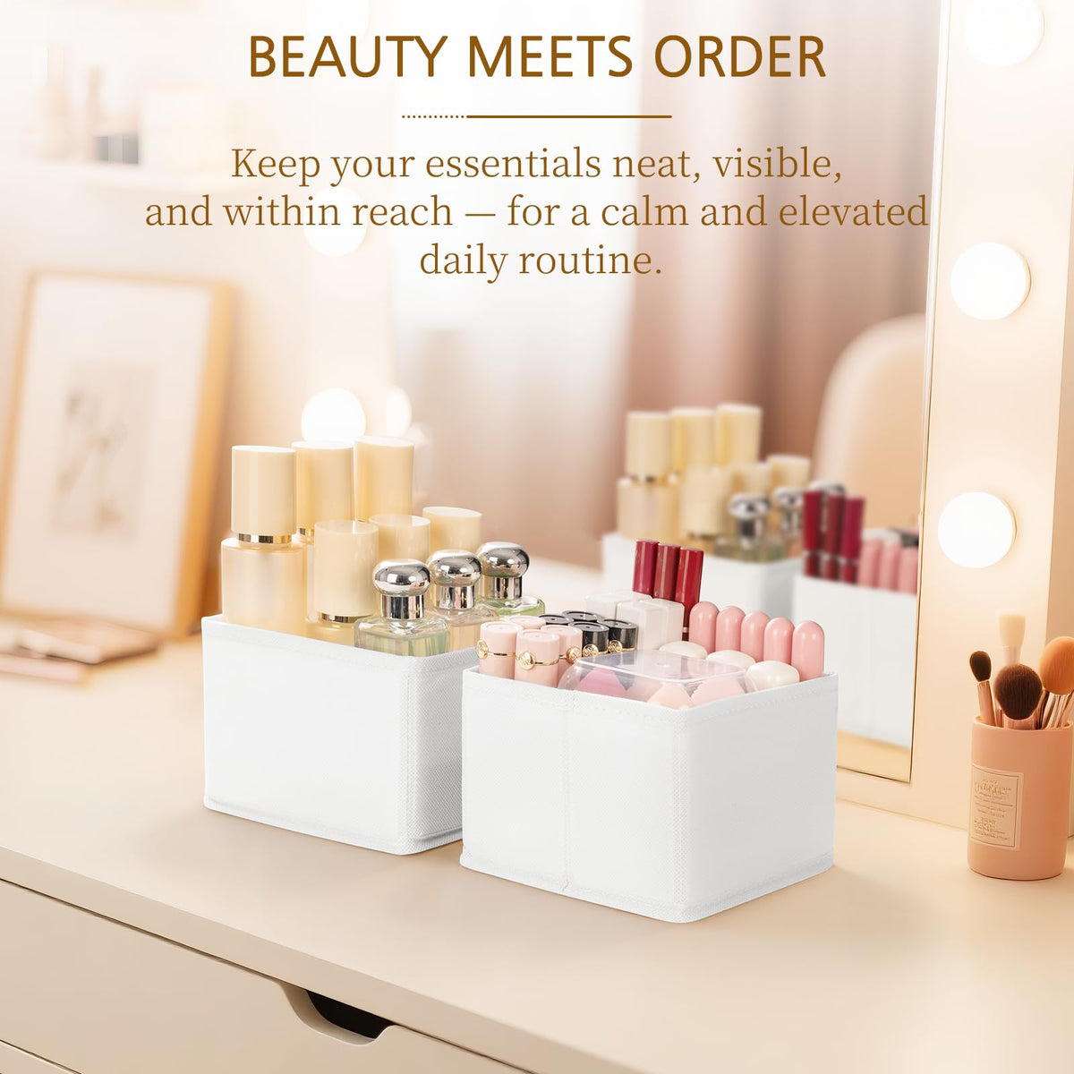 Criusia breathable odorless material keeps drawers fresh and airy.