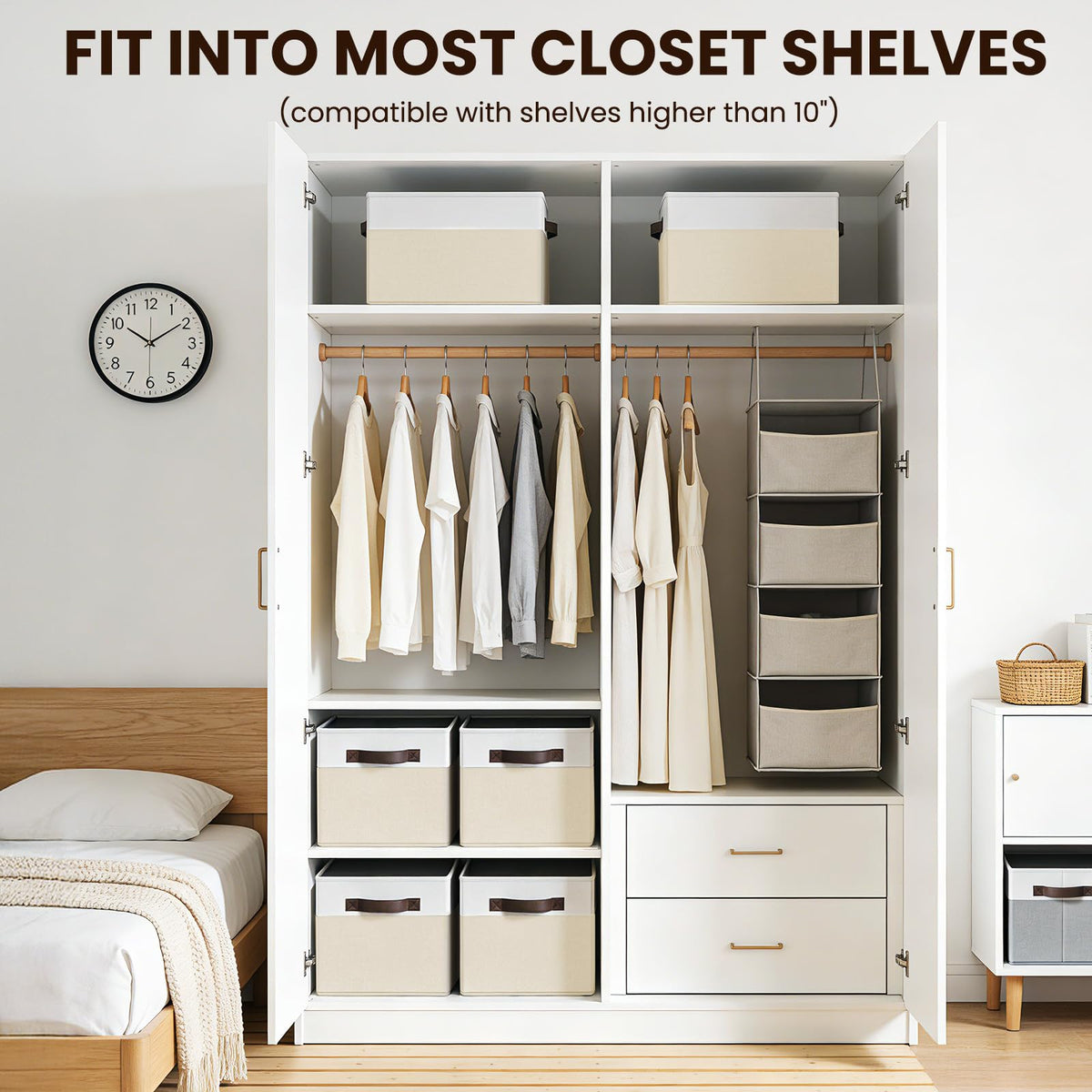 Collapsible design of Criusia storage bin for flat, compact storage.