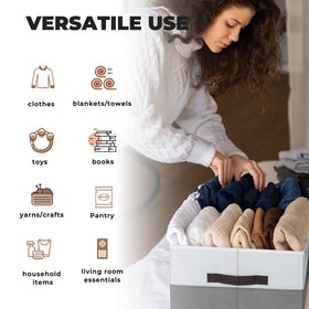 Criusia collapsible storage container ideal for dorms and RV living spaces