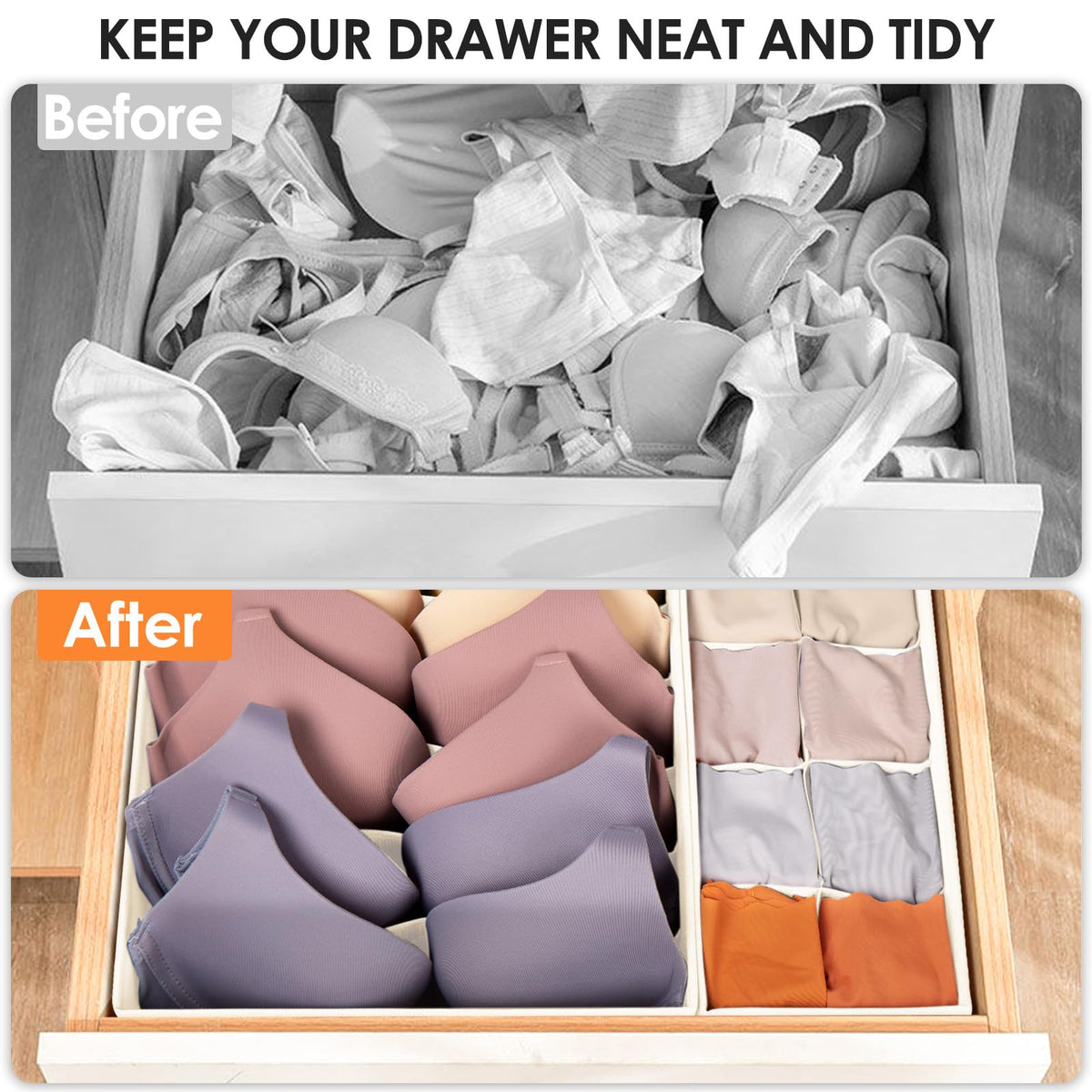 Criusia drawer divider dimensions help plan fits for 11x11x3.8 inches.