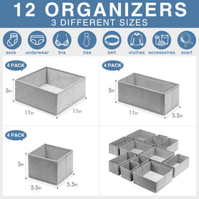 Criusia small 5x5x5 bin fits tight spaces for bras and accessories