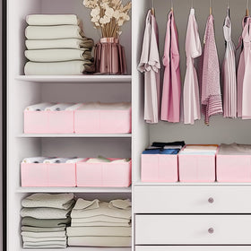 Criusia versatile pink drawer organizer for nursery and bedroom storage