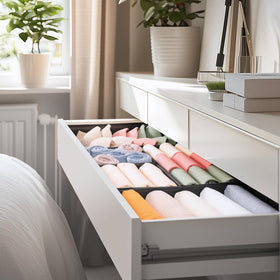 Criusia bedroom-storage drawer organizer reduces clutter in dressers