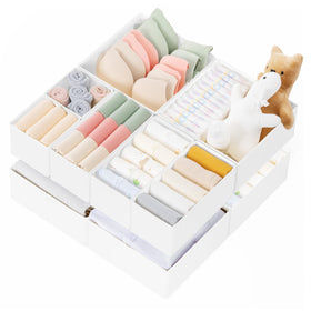 Criusia large drawer organizer front view shows spacious storage for baby clothes