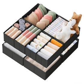 Criusia large-bin drawer organizer keeps clothes tidy and accessible in drawers
