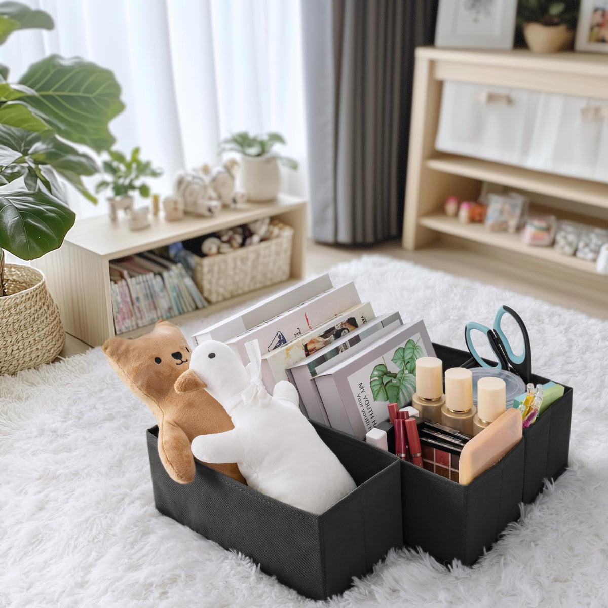Criusia multiroom-application organizer tidies clothes, toys, books across spaces