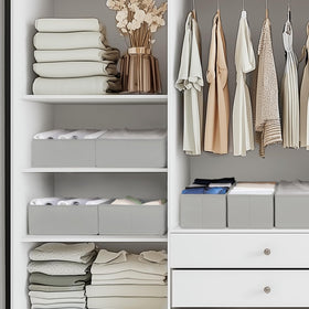 Criusia versatile bins fit bedroom, nursery, or office spaces