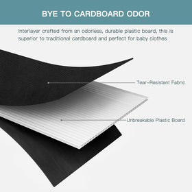 Criusia open-bottom design supports quick setup and sturdy shape
