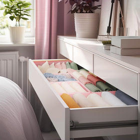 Criusia durable odorless organizer with reinforced bottom for baby clothes