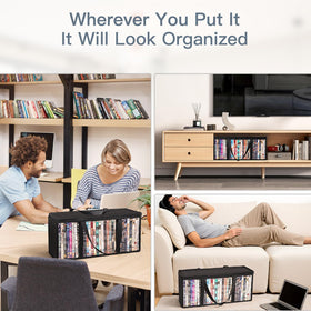 Criusia easy-access design supports quick selection during movie nights.