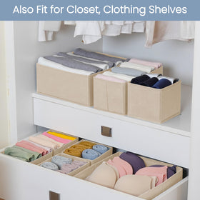 Criusia easy-clean drawer organizer wipe-clean design for quick maintenance.