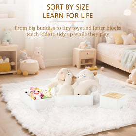 Criusia foldable storage bin close-up highlights reinforced fabric and sturdy construction.