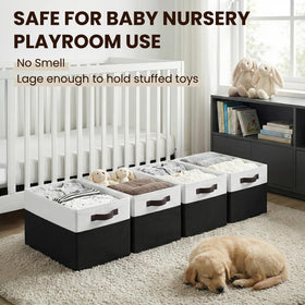 Criusia laundry room organizer bin stores towels neatly and accessibly.