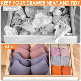 Criusia versatile bins also serve as makeup and hair accessory storage.