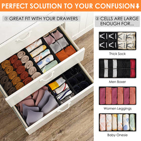 Criusia nonwoven wardrobe organizers provide breathable structure