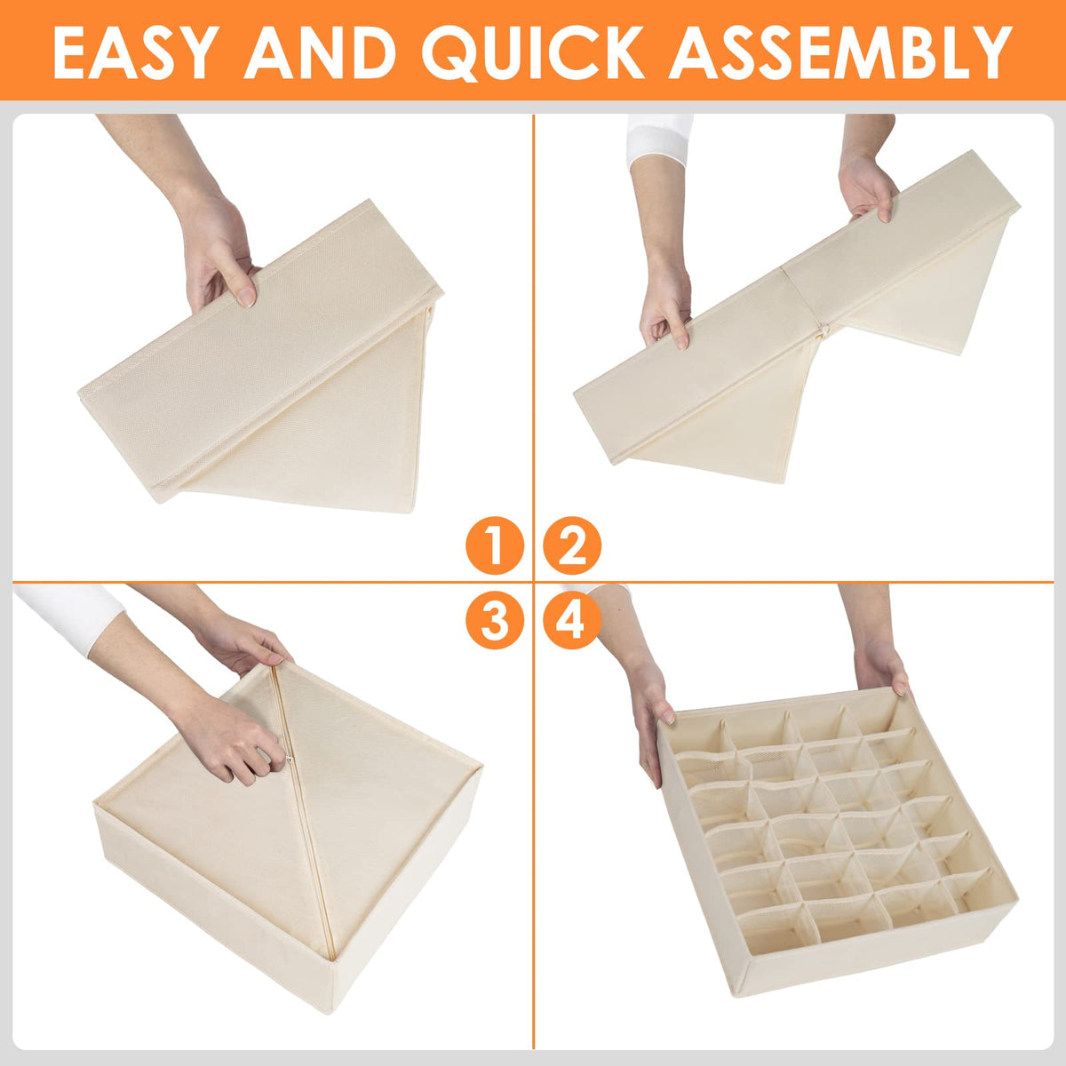 Criusia 116-compartment organizer set helps keep clothing organized across rooms.