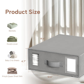 Criusia organizers have reinforced handles for easy lifting.