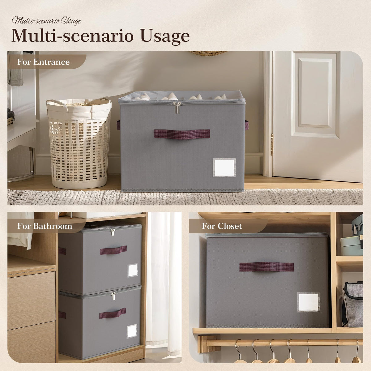 Criusia durable Oxford fabric construction supports long-term use.