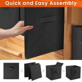 Criusia space-saving bin ideal for blankets, toys, or books.