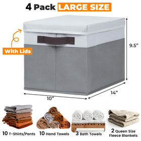 Criusia stackable bins on a shelf saves space and improves accessibility