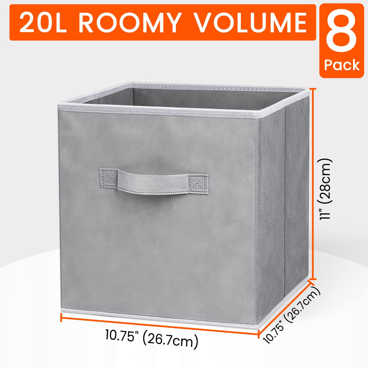 Criusia storage cube side view with reinforced construction for heavy loads