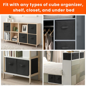 Criusia storage cubes organize clothes and blankets with accessible design.