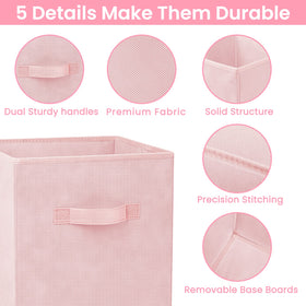 Criusia cubes folded flat for compact storage when not in use