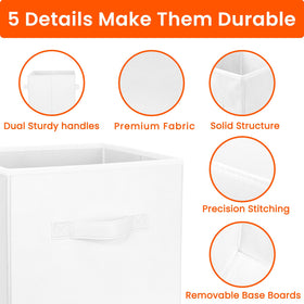 Criusia storage cubes open-top option for quick access.