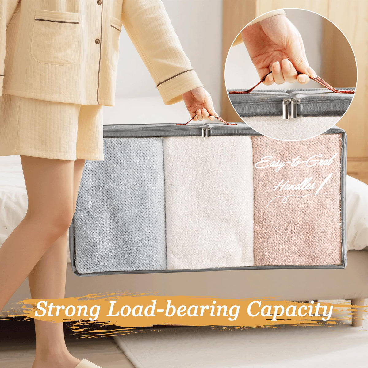 Dorm and apartment storage solution by Criusia under bed bins
