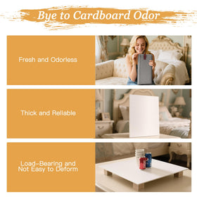 Criusia under-bed bins folded-flat demonstrate space-saving design for moving or rotation.