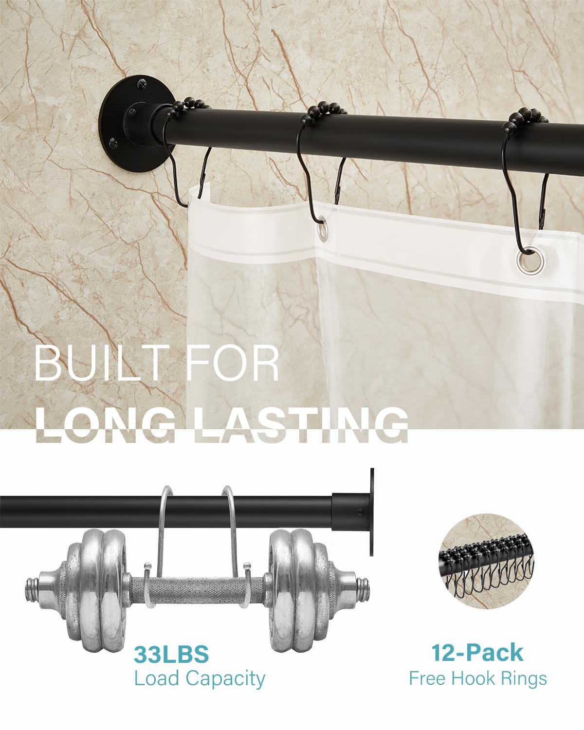 Crkmire corner rod ceiling support included for enhanced security