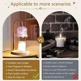 CRMILL candle warmer lamp compact design fits small spaces