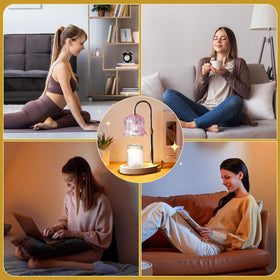 CRMILL candle warmer lamp enhances room ambience with warm fragrance