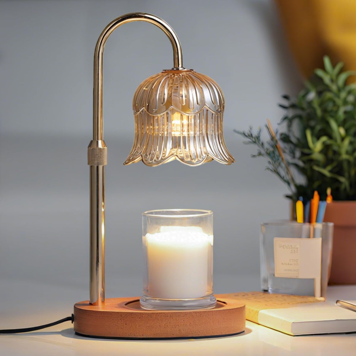 CRMILL flower-inspired design brightens tables while releasing subtle fragrances.