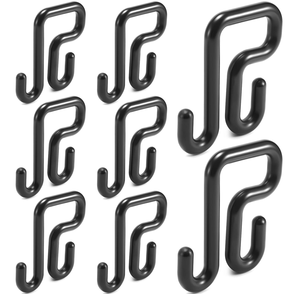 CroBlissful 8-pack bucket hooks on a 3-inch lip for organized tool access.