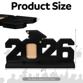 CroBlissful Class of 2026 photo frame showcases a proud graduate moment