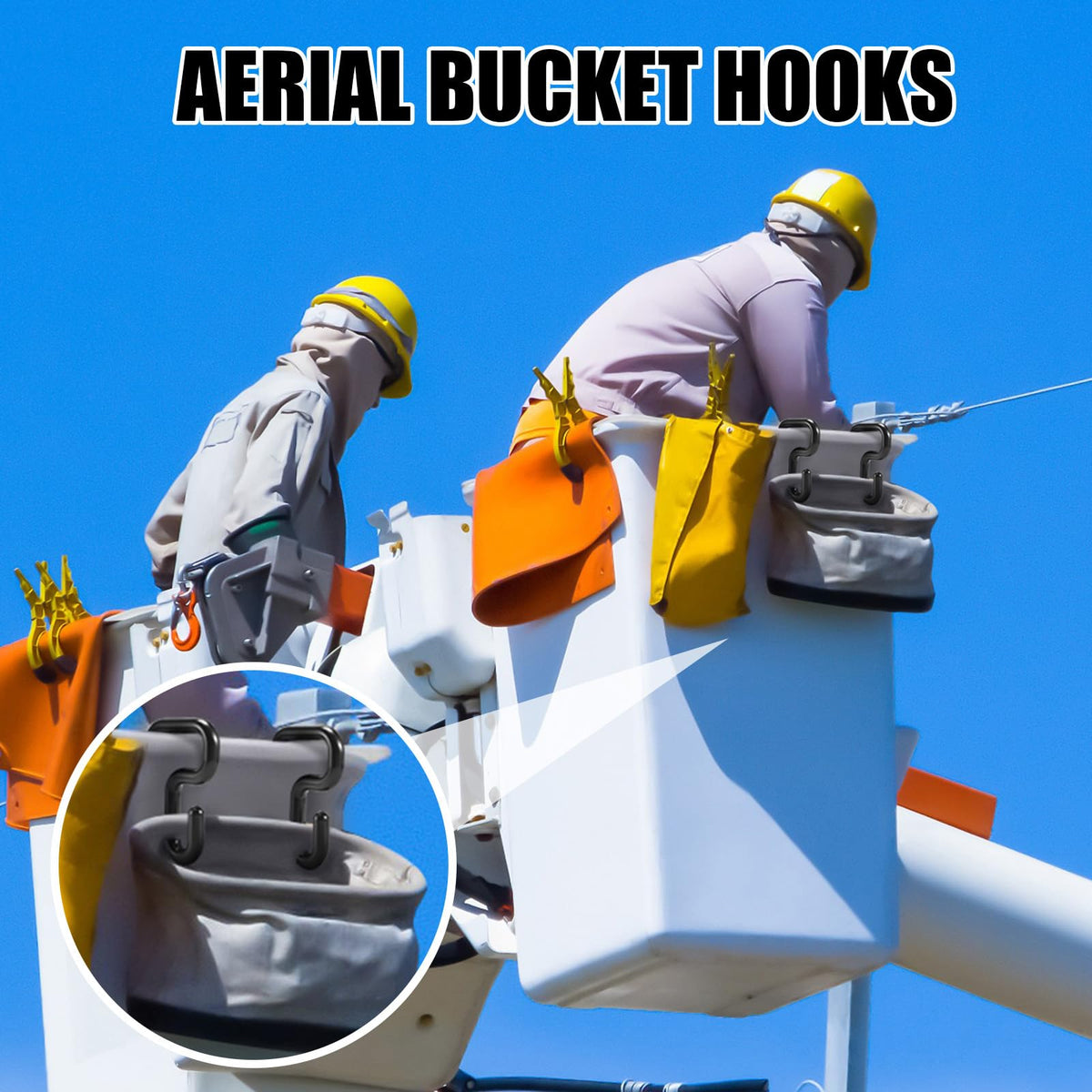 CroBlissful durable polymer lineman hooks designed for cold weather and rough use.