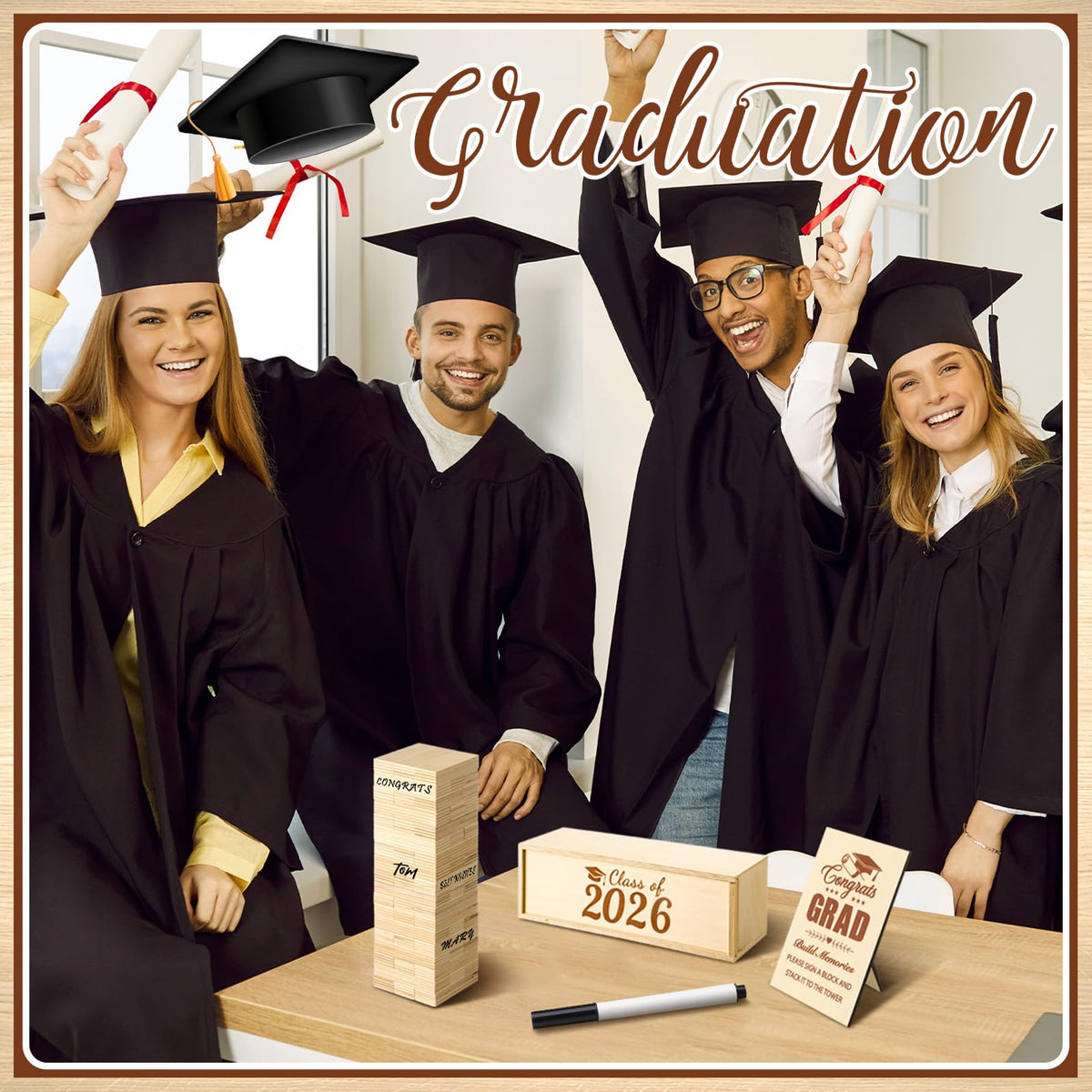 CroBlissful versatile keepsake kit suits graduations, weddings, and parties