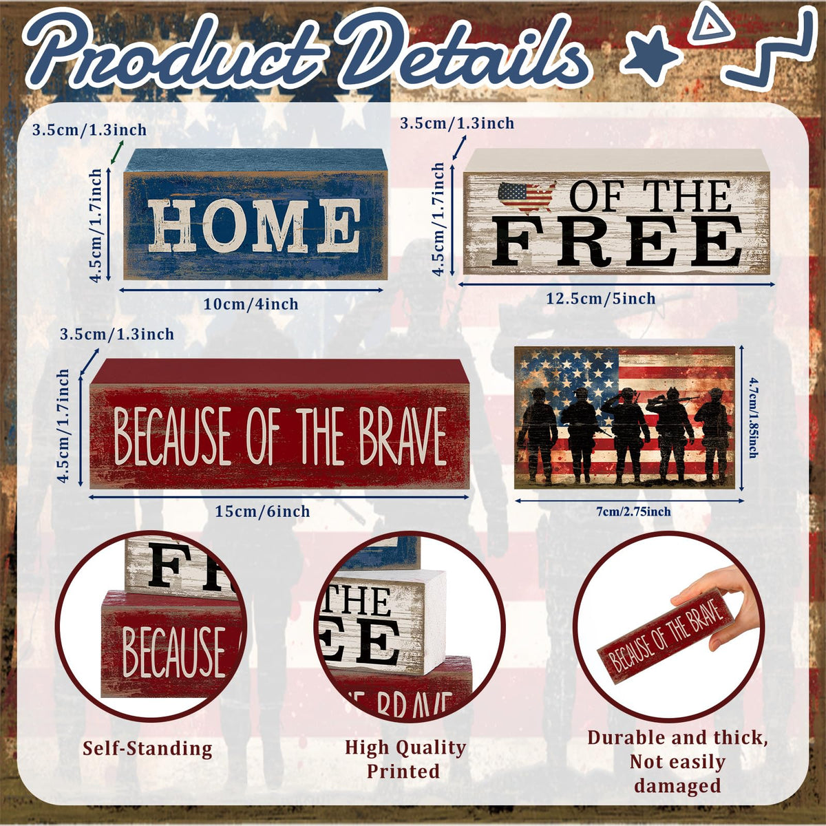CroBlissful red, white, and blue Independence Day table decor brightens spaces