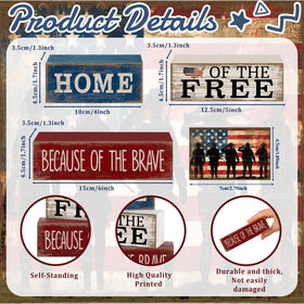 CroBlissful red, white, and blue Independence Day table decor brightens spaces