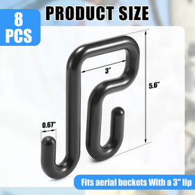 CroBlissful truck blanket hooks securing aerial bags for easy reach.