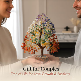 Crocon seven chakra tree life office decor adds calm to any workspace.