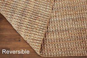 Croft&Cane neutral tan-beige rug blends with farmhouse and modern decor.